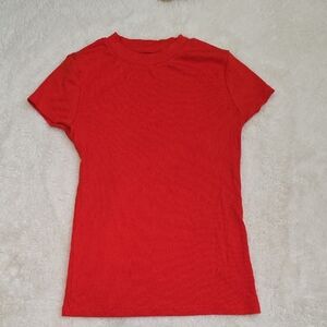 a new day Vibrant Red Short Sleeve Tee